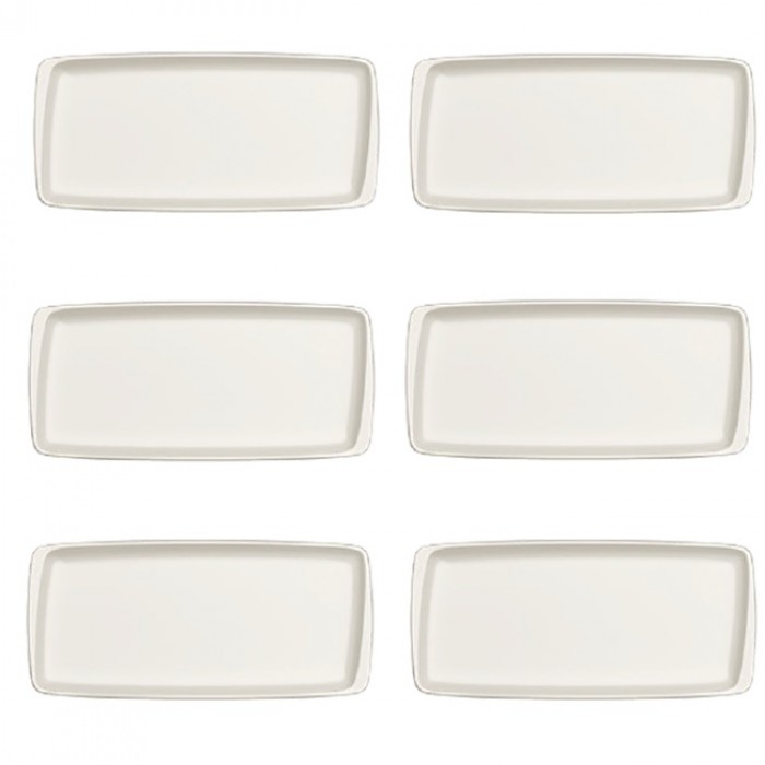 Platou dreptunghiular din portelan BONNA MOOVE 34x16cm (MOV 35DT)