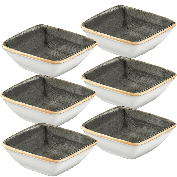 Bol patrat din portelan BONNA SPACE 19x17cm (ASC MOV 23CK)