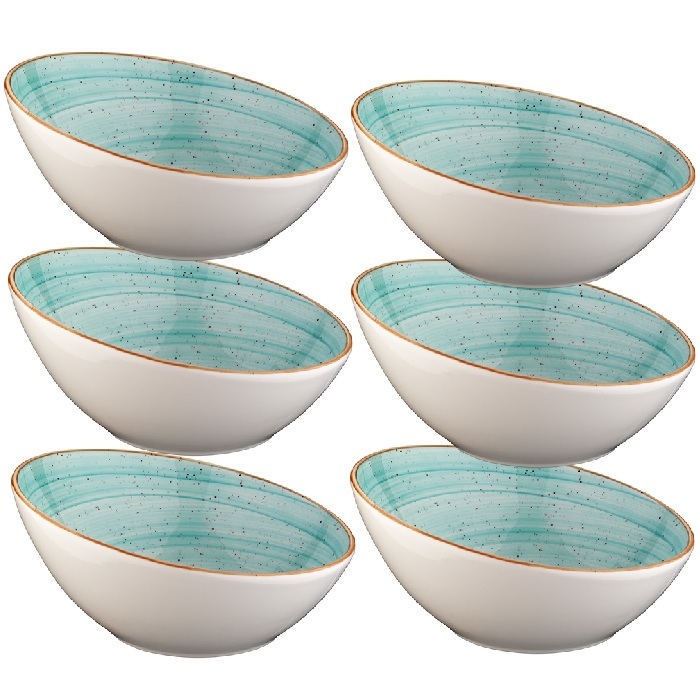 Bol inclinat portelan BONNA AQUA 22cm 750ml (AAQ VNT 22KS)