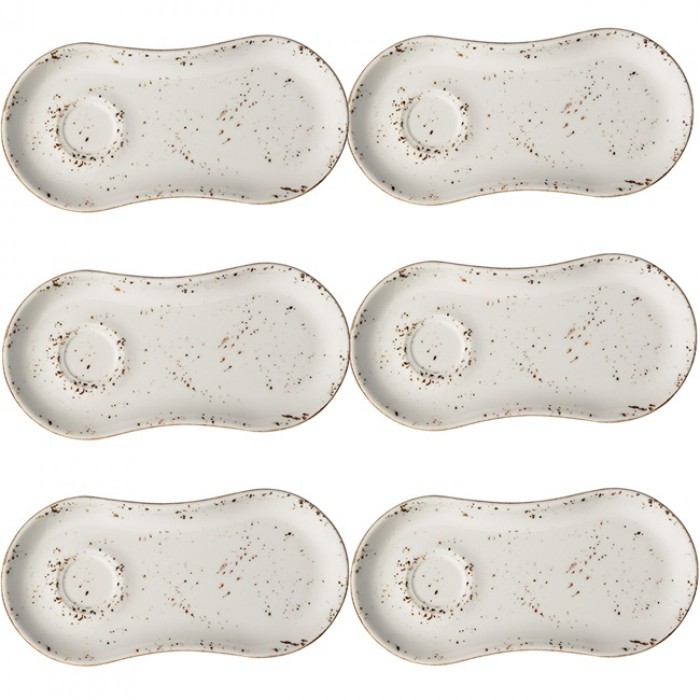 Farfurie aperitiv portelan BONNA GRAIN 25x12cm (GRA GRM 01STB)