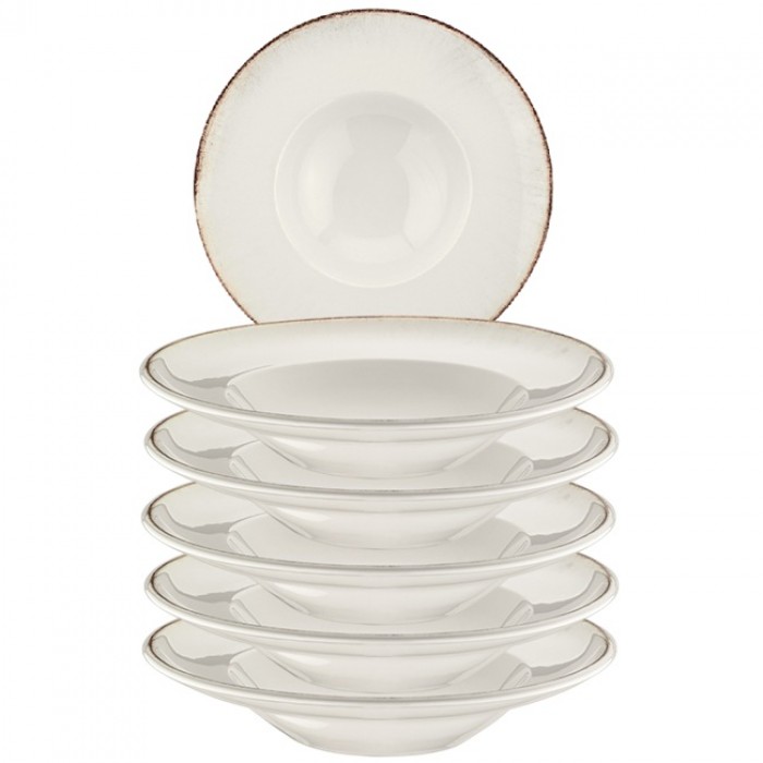 Farfurie pentru paste portelan BONNA RETRO 28cm adanca 400ml (E100 BNC 28CK)