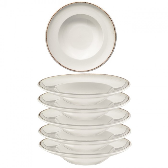 Farfurie GOURMET portelan BONNA RETRO 27cm adanca 400ml (E100 GRM 27CK)