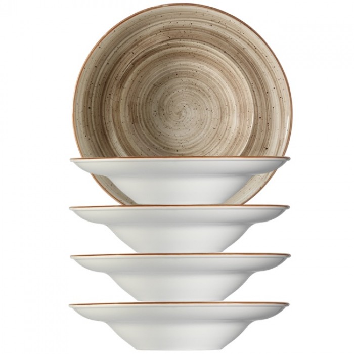 Farfurie GOURMET adanca din portelan BONNA TERRAIN 27cm (ATR GRM 27CK)