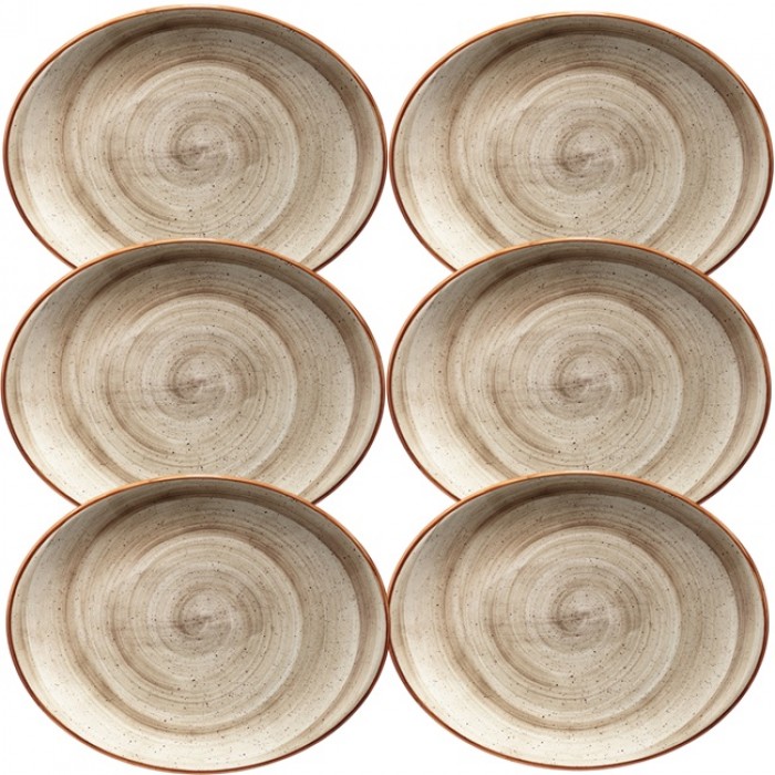 Farfurie ovala din portelan BONNA TERRAIN 31cm (ATR MOV 31OV)