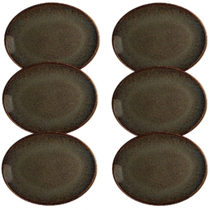 Farfurie ovala din portelan BONNA ORE TIERRA 31cm (OTI MOV 31OV)