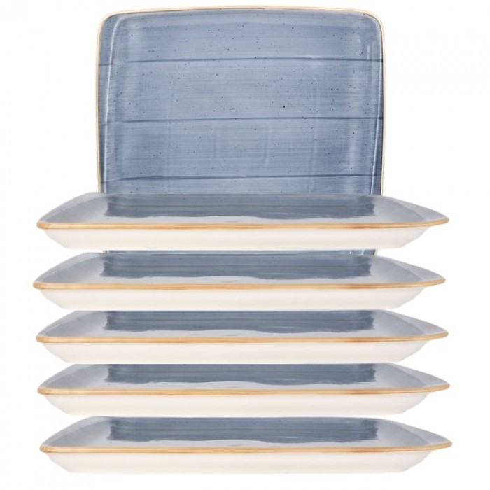 Farfurie patrata din portelan BONNA DUSK 27x25cm (ADK MOV 34KR)