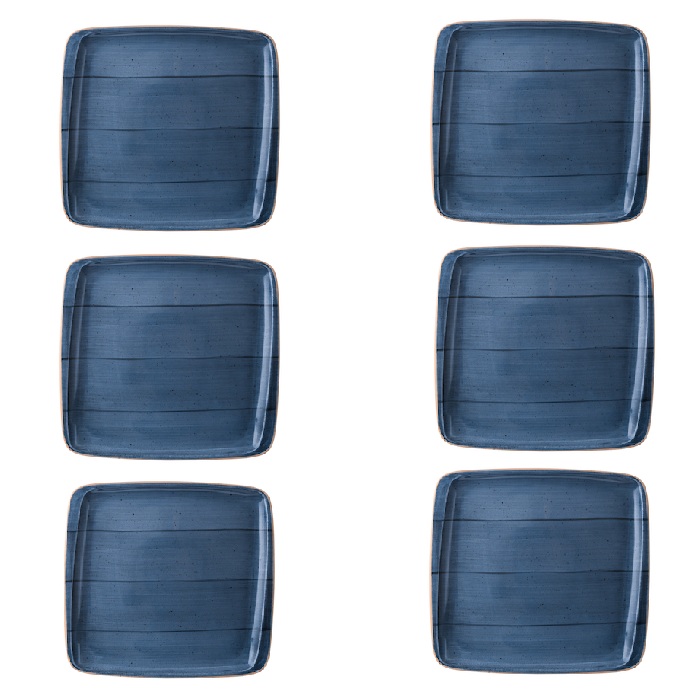 Farfurie patrata din portelan BONNA DUSK 27x25cm (ADK MOV 34KR)