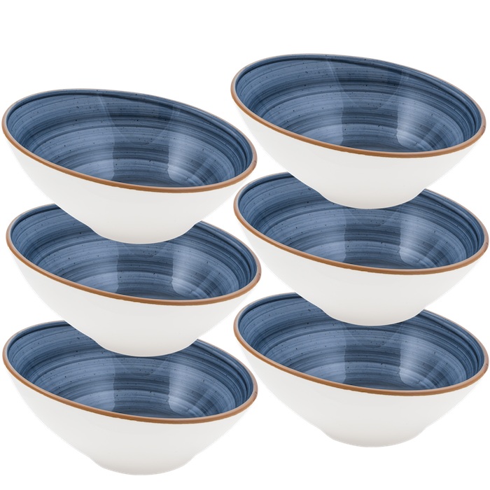 Bol inclinat din portelan BONNA DUSK 18cm 400ml (ADK VNT 18KS)