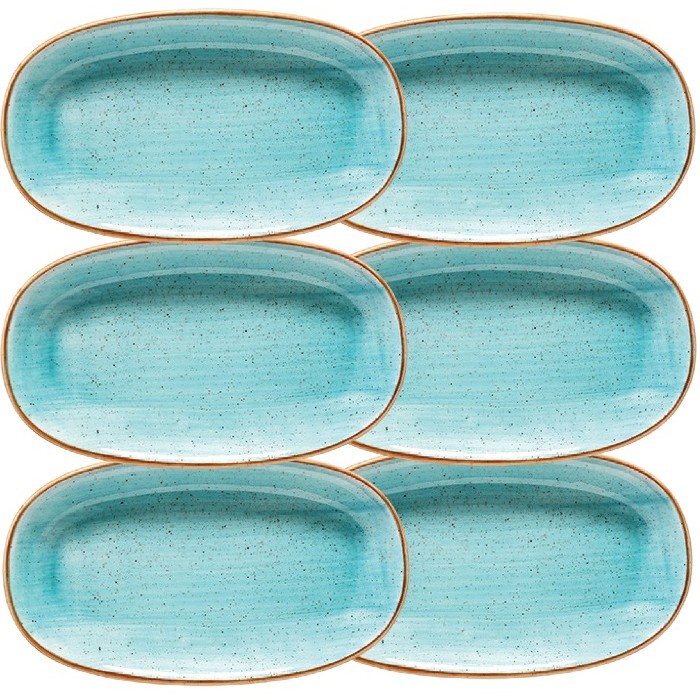Farfurie ovala din portelan BONNA AQUA 19x11cm (AAQ GRM 19OKY)