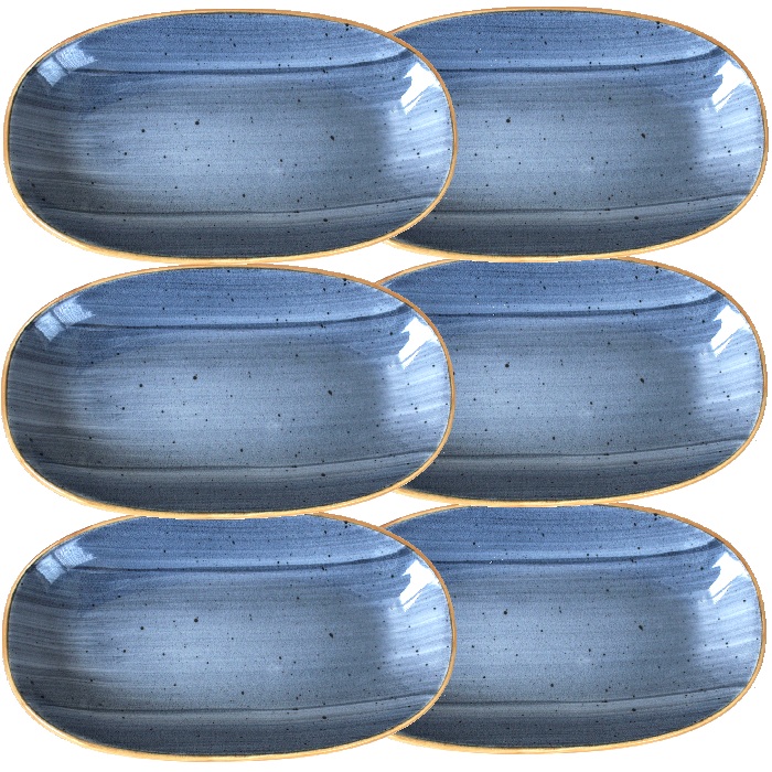 Farfurie ovala din portelan BONNA DUSK 19x11cm (ADK GRM 19OKY)