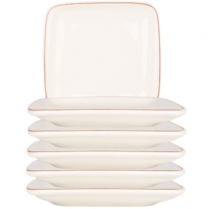 Farfurie patrata portelan BONNA RETRO 27x25cm (E100 MOV 34KR)