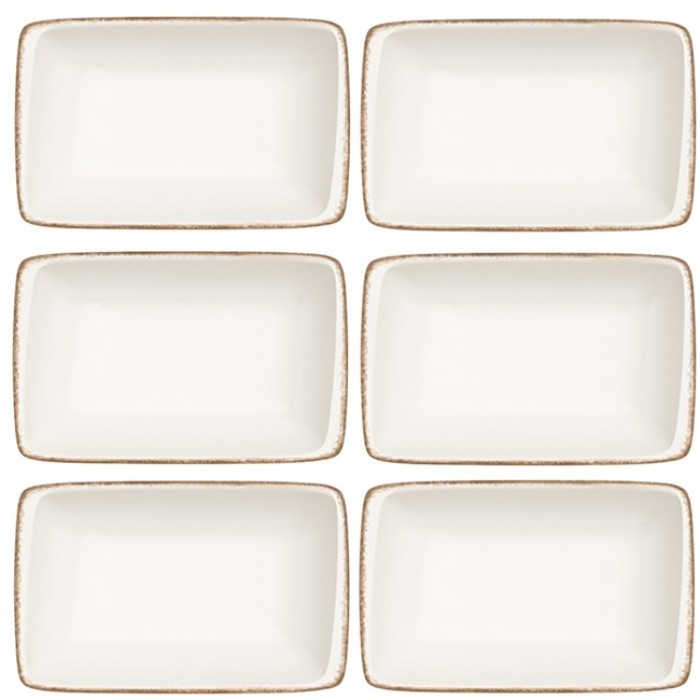 Farfurie portelan dreptunghiulara BONNA RETRO 15x9cm (E100 MOV 16DKY)