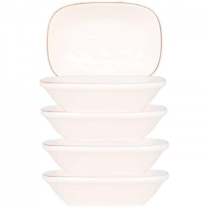 Bol patrat portelan BONNA RETRO 8x8,5cm (E100 MOV 10KS)