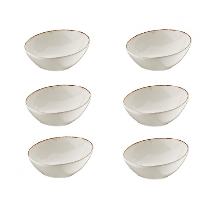Bol inclinat portelan BONNA RETRO 8cm 60ml (E100 VNT 8KS)