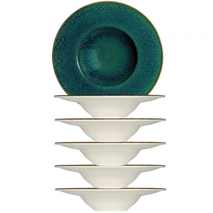 Farfurie pentru paste BONNA ORE MAR din portelan adanca 28cm 400ml (OMR BNC 28CK)