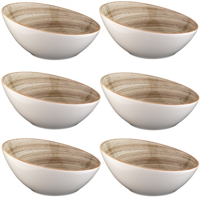 Bol inclinat din portelan BONNA TERRAIN 18cm 400ml (ATR VNT 18KS)