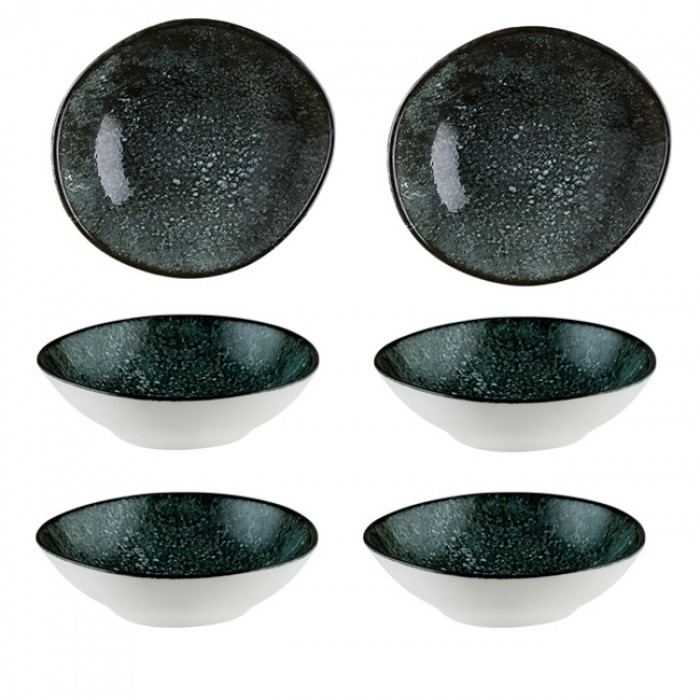 Bol portelan BONNA COSMOS BLACK 18cm (COSBL VAO 18KS)