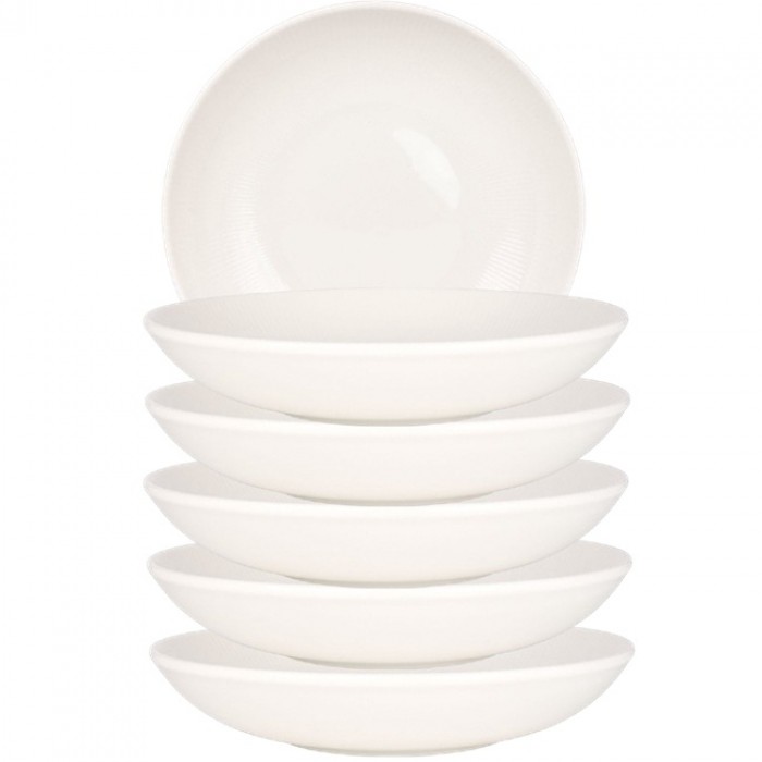 Farfurie adanca portelan BONNA IRIS WHITE 25cm 1300ml (IRS WH BLM 25CK)