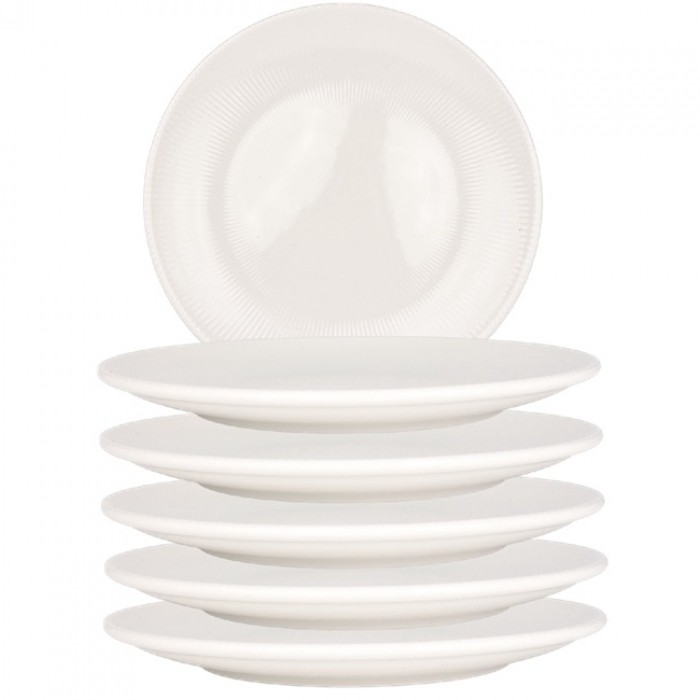 Farfurie portelan BONNA IRIS WHITE 25cm (IRS WH GRM 25DZ)