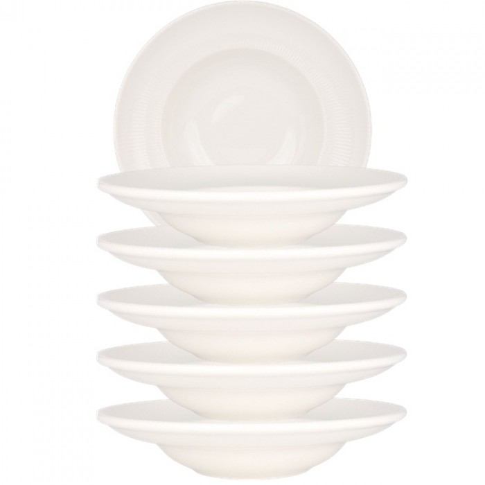 Farfurie GOURMET adanca portelan BONNA IRIS WHITE 27cm 400ml (IRS WH GRM 27CK)