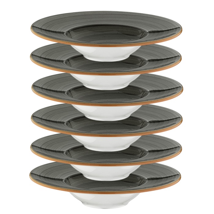 Farfurie pentru paste din portelan BONNA SPACE 28cm adanca (ASC BNC 28CK)