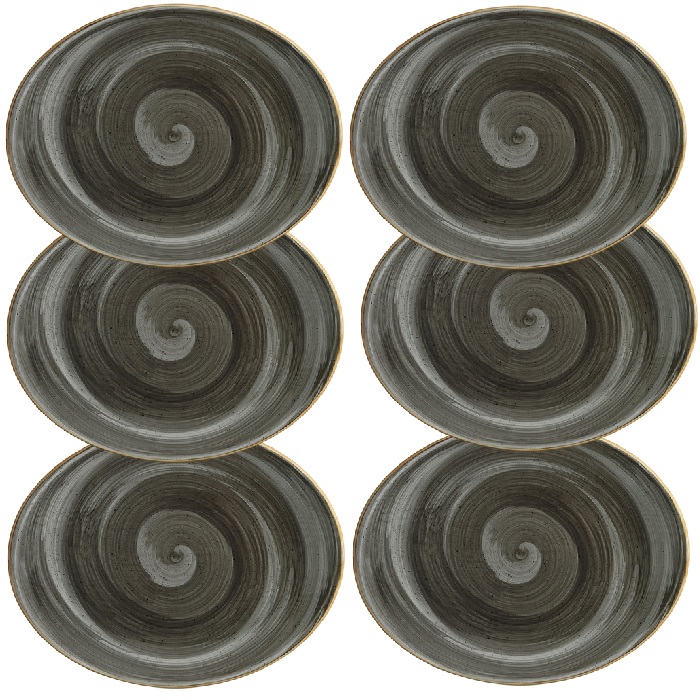 Farfurie ovala din portelan BONNA SPACE 31cm (ASC MOV 31OV)