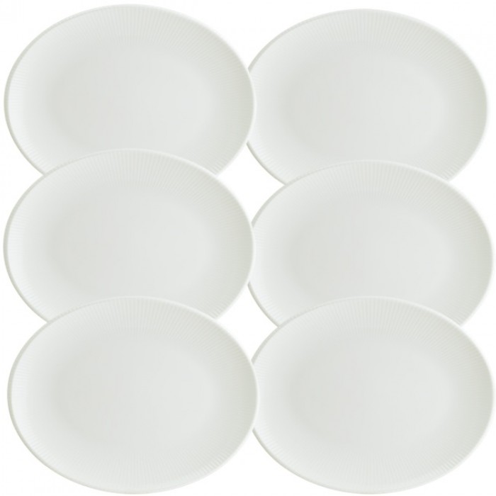 Platou oval portelan BONNA IRIS WHITE 36x28cm (IRS WH MOV 36OV)