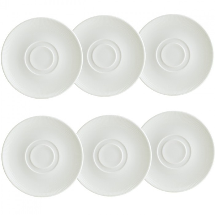 Farfurie suport portelan BONNA IRIS WHITE 19cm (IRS WH GRM 19KKT)