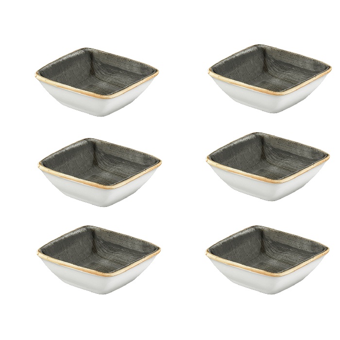 Bol patrat din portelan BONNA SPACE 8x8,5cm (ASC MOV 10KS)