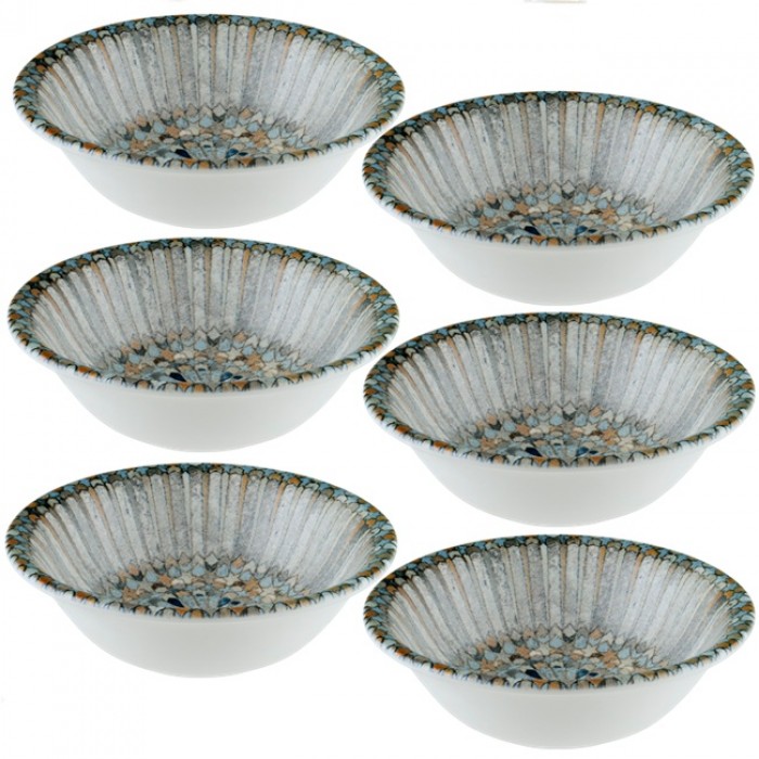 Bol BONNA LUCA MOSAIC 16cm 400ml din portelan (S-MT-LUCMZ GRM 16KS)