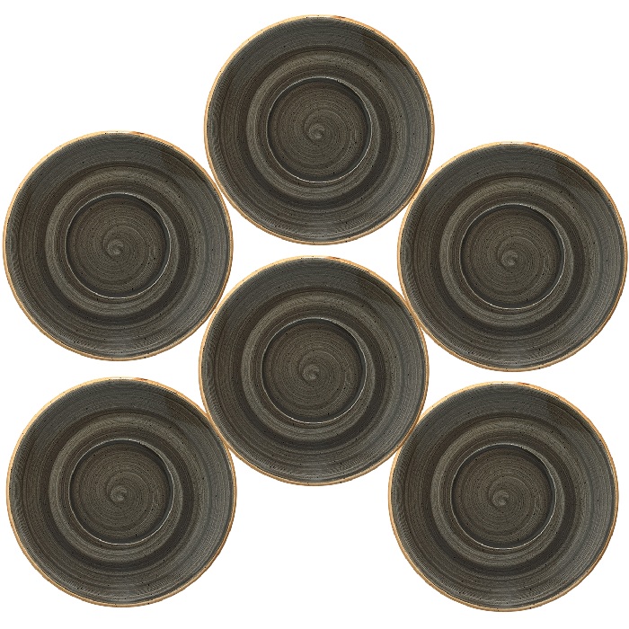 Farfurie suport din portelan BONNA SPACE 17cm (ASC GRM 17KKT)