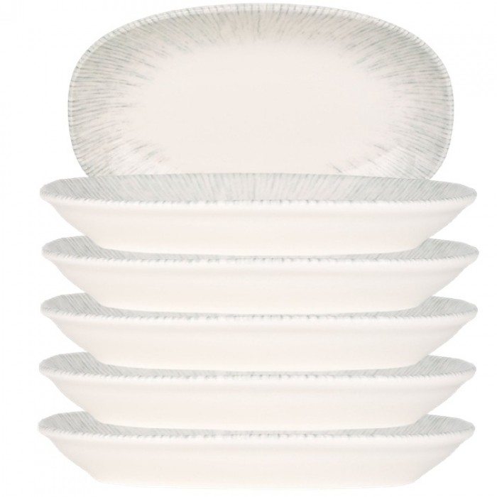 Farfurie ovala portelan BONNA IRIS 24x14cm (IRS GRM 24OKY)