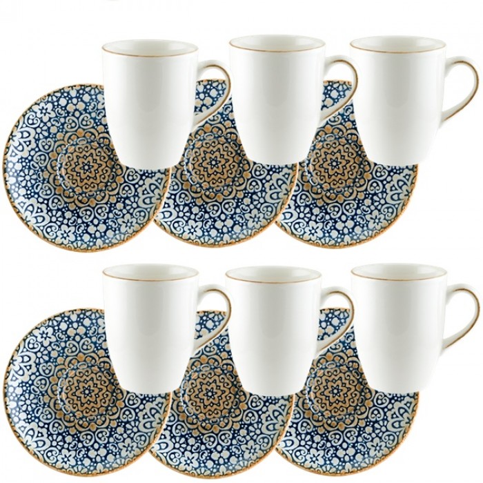 Cana 330ml cu farfurioara 16cm BONNA ALHAMBRA (E105MUG03KNN + ALHGRM04CT)