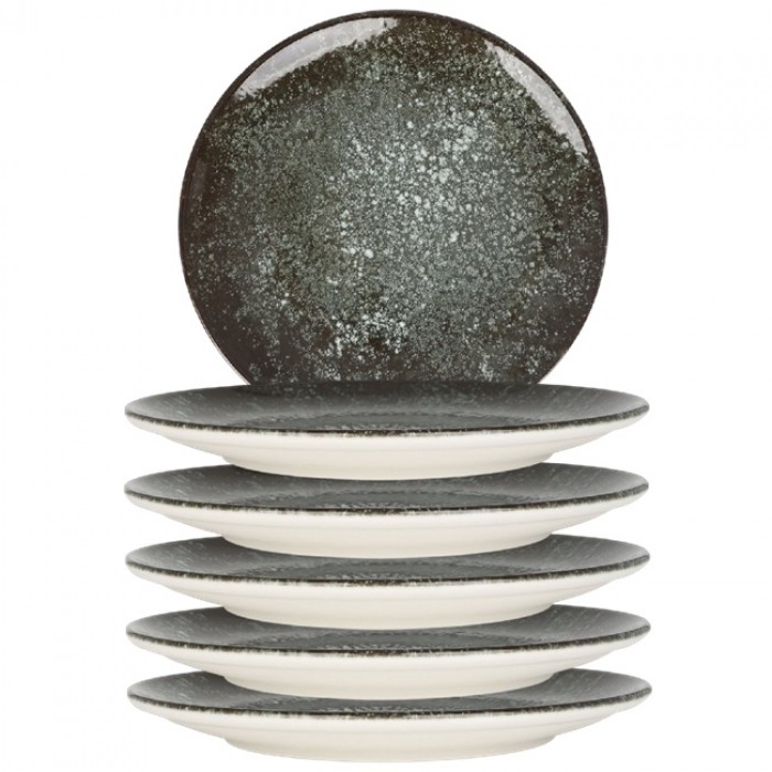 Farfurie portelan BONNA COSMOS BLACK 27cm (COSBL GRM 27DZ)