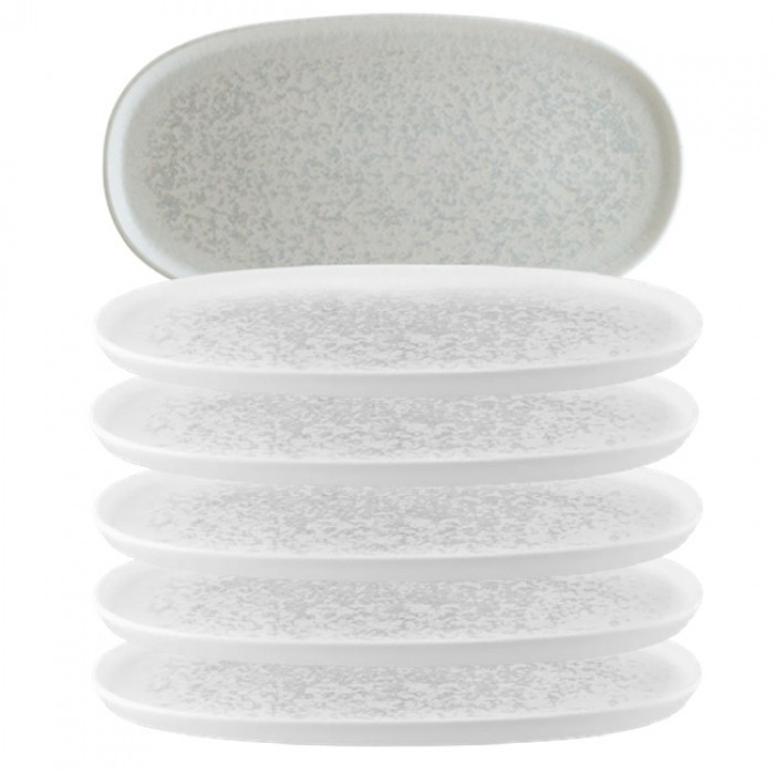 Platou oval BONNA LUNAR OCEAN 33x23cm din portelan (S-MT-LUNHYG34OV)