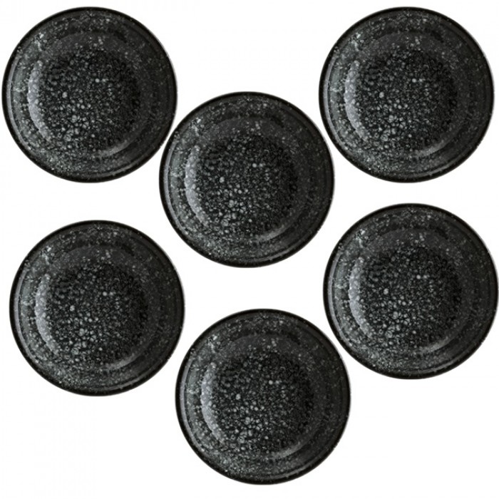 Farfurie portelan BONNA COSMOS BLACK 9cm 50ml (COSBL GRM 9CK)