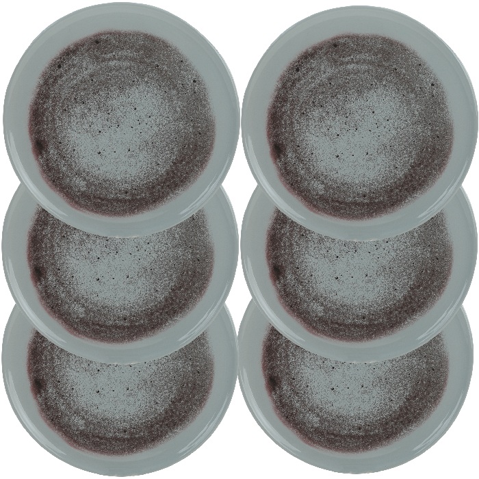 Farfurie pizza din ceramica CULINARO HOME, D32,5cm, gri