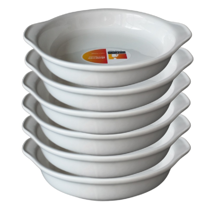 Platou rotund ceramica VISTA ALEGRE 19,5x17,5xh3,5cm cu manere