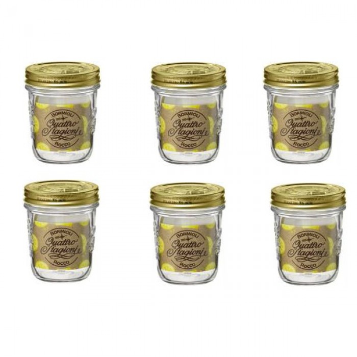 Borcan sticla cu capac BORMIOLI QUATTRO STAGIONI 320ml (3.54756)