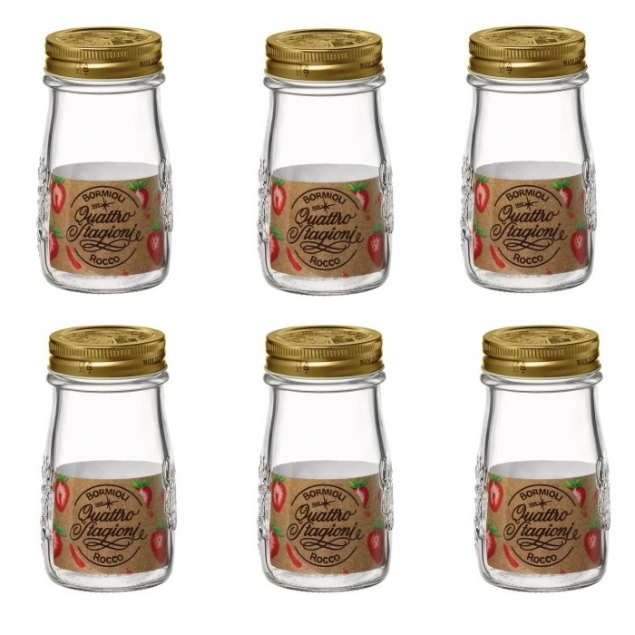 Sticla cu capac BORMIOLI QUATTRO STAGIONI, 200ml, D7xH11,7cm