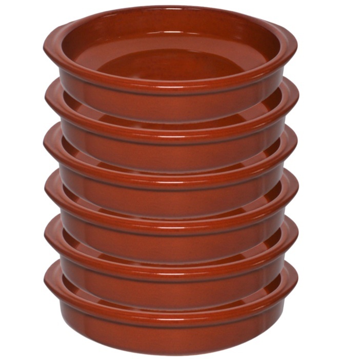 Tava cu manere COK CERAMICA 20cm pentru copt si servit
