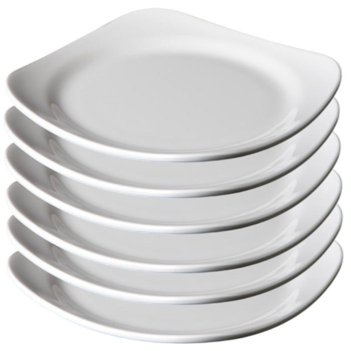 Farfurie patrata melamina RAKI, 28x28xh3,5cm