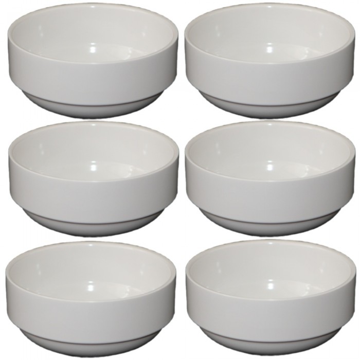 Bol joker melamina RAKI, D12,2xh5,5cm, 400ml, alb