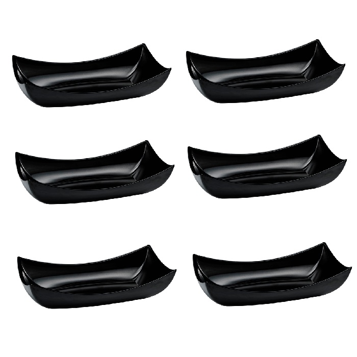 Bol dreptunghiular RAKI, 14x6,5xh4cm, negru