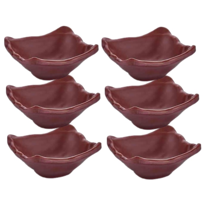 Bol ramekin melamina RAKI, 9x8,5xh3,9cm, maro