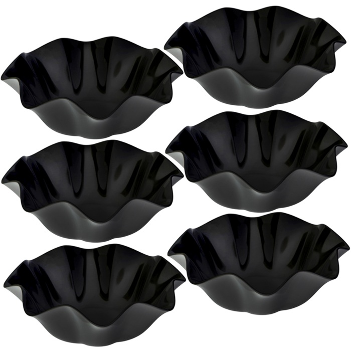 Bol melamina RAKI ROSA, D20xH8cm, 750ml, negru