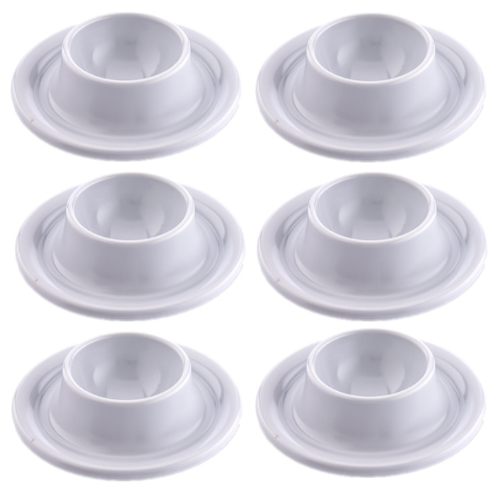 Cocotiera, suport ou melamina alba, RAKI, D8xh2,4cm