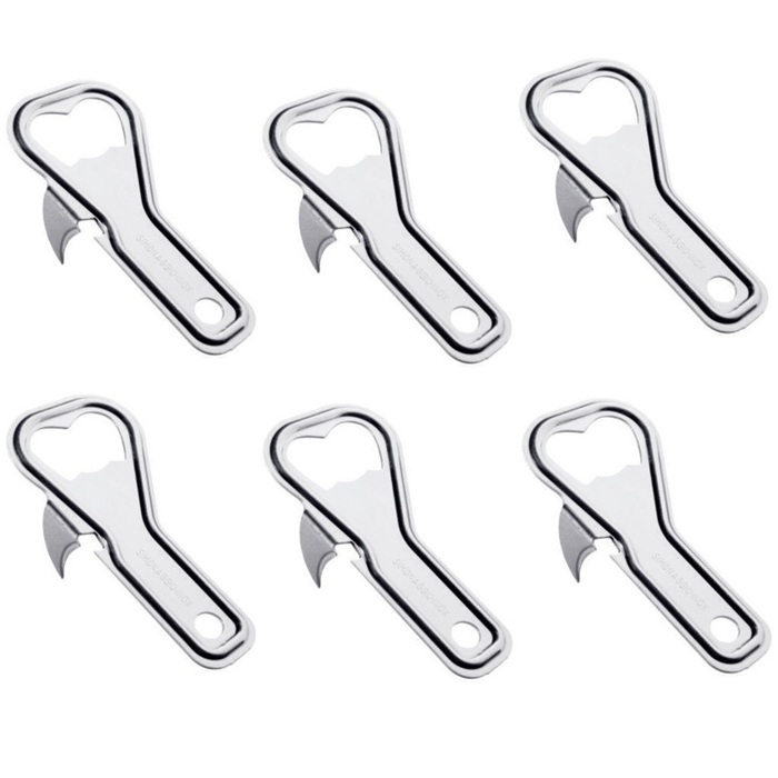 Set 6 desfacatoare sticle si conserve SIMONAGGIO MONIZ, inox, 9cm