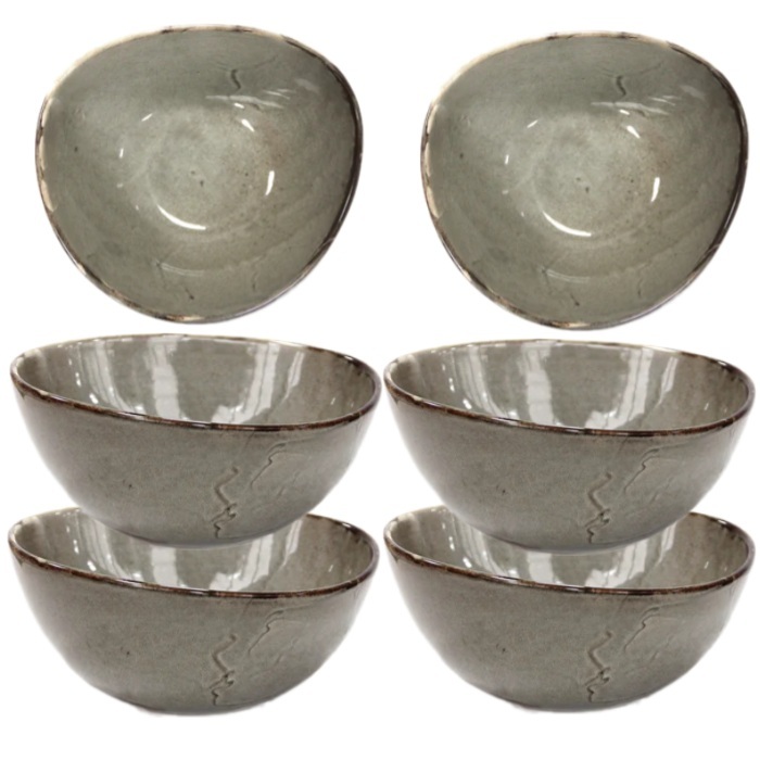 Ramekin portelan 9cm ANTIQUE GREY MN0156125