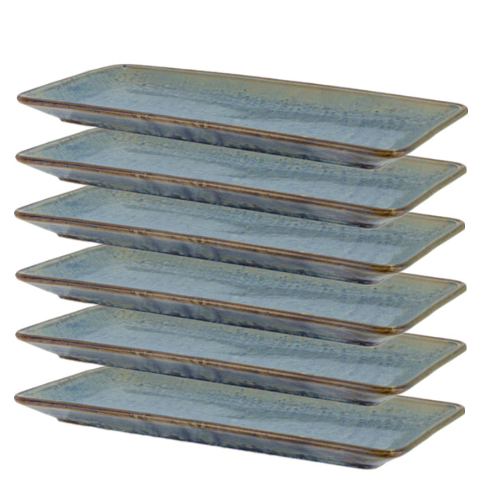 CULINARO LAGUNA Platou dreptunghiular 31x14x2,4cm din portelan